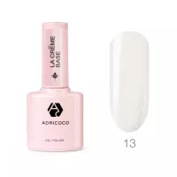 Камуфлирующая база La creme base №13 - молочный белый с шиммером, ADRICOCO, 10 мл