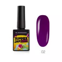 Гель-лак TNL Neon Summer Jam №02 - неоновая слива (10 мл.)