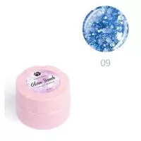 Гель для дизайна ногтей ADRICOCO Glow Bomb №09 Зимнее небо (6 мл.)