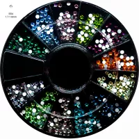 АФН, Стразы стекло Mix Color SS4 в карусели, 480 шт