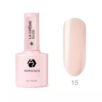 Камуфлирующая база La creme base №15 - натуральный пудровый с шиммером, ADRICOCO, 10 мл
