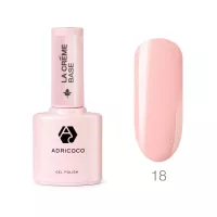 Камуфлирующая база La creme base №18 - невинный розовый с шиммером, ADRICOCO, 10 мл