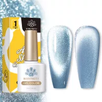 Born Pretty, Гель-лак "Sea Blue Cat Magnetic Gel" SB-17 56466-17, 10 мл