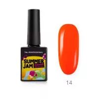 Гель-лак TNL Neon Summer Jam №14 - неоновый рыжий (10 мл)