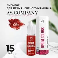 L14-BLOOD пигмент для губ (15мл, TM AS-Company OPIUM COLORS)