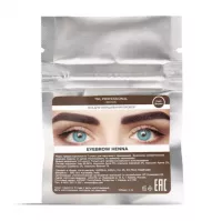 Хна для бровей TNL №02 Dark brown (2 гр.)