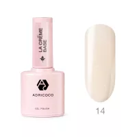 Камуфлирующая база La creme base №14 - светло-бежевый с шиммером, ADRICOCO, 10 мл