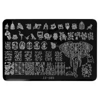 Трафарет для стемпинга металлический, 9,5x14,5см IRISK NEW (049 JJ-S03)