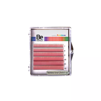 Цветные ресницы Be Perfect Rainbow Coral MIX 6 линий