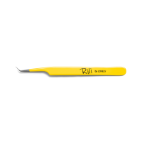 Пинцет для наращивания Rili тип L (7 мм) (Yellow line)