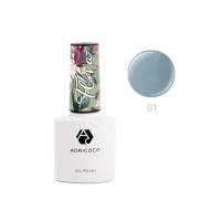 Гель-лак ADRICOCO FLORA  №01 - анютины глазки  (8 мл.)