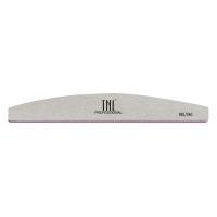 Пилка для ногтей лодочка 180/240 высокое качество (серая) в индивидуальной упаковке TNL